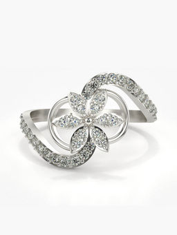 Valanova - Hallmarked 18K White Gold Certified Lab Grown Diamond Ring