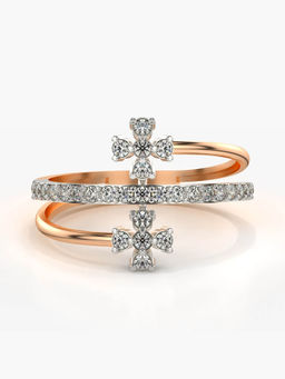 Valanova - Hallmarked 18K Rose Gold Certified Lab Grown Diamond Ring