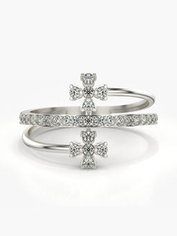 Valanova - Hallmarked 18K White Gold Certified Lab Grown Diamond Ring