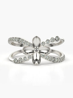 Valanova - Hallmarked 14K White Gold Certified Lab Grown Diamond Ring