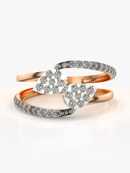 Valanova - Hallmarked 14K Rose Gold Certified Lab Grown Diamond Ring