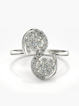 Valanova - Hallmarked 14K White Gold Certified Lab Grown Diamond Ring