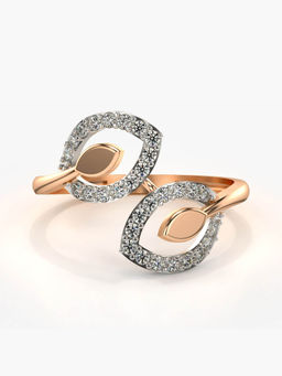 Valanova - Hallmarked 14K Rose Gold Certified Lab Grown Diamond Ring