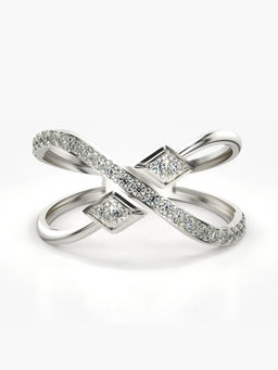 Valanova - Hallmarked 14K White Gold Certified Lab Grown Diamond Ring