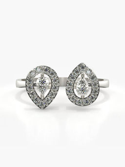 Valanova - Hallmarked 14K White Gold Certified Lab Grown Diamond Ring