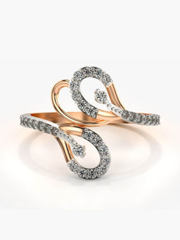 Valanova - Hallmarked 14K Rose Gold Certified Lab Grown Diamond Ring