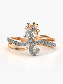 Valanova - Hallmarked 14K Rose Gold Certified Lab Grown Diamond Ring