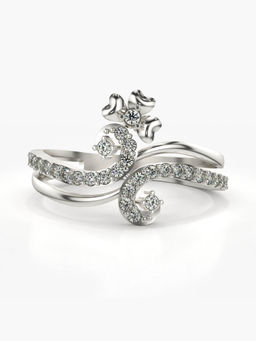 Valanova - Hallmarked 14K White Gold Certified Lab Grown Diamond Ring