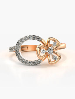 Valanova - Hallmarked 14K Rose Gold Certified Lab Grown Diamond Ring