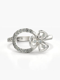 Valanova - Hallmarked 14K White Gold Certified Lab Grown Diamond Ring