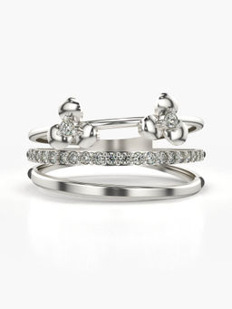 Valanova - Hallmarked 14K White Gold Certified Lab Grown Diamond Ring