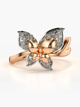 Valanova - Hallmarked 14K Rose Gold Certified Lab Grown Diamond Ring