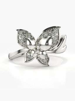 Valanova - Hallmarked 14K White Gold Certified Lab Grown Diamond Ring