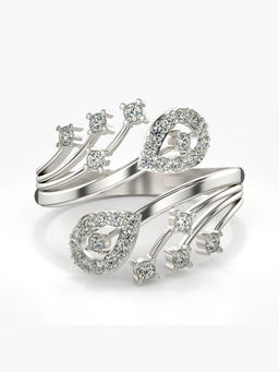 Valanova - Hallmarked 14K White Gold Certified Lab Grown Diamond Ring