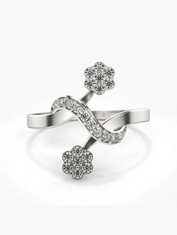 Valanova - Hallmarked 18K White Gold Certified Lab Grown Diamond Ring