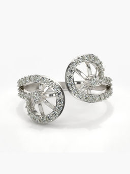 Valanova - Hallmarked 14K White Gold Certified Lab Grown Diamond Ring