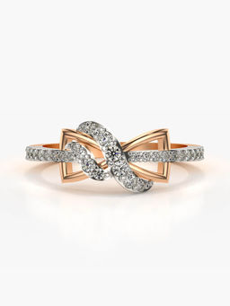 Valanova - Hallmarked 14K Rose Gold Certified Lab Grown Diamond Ring
