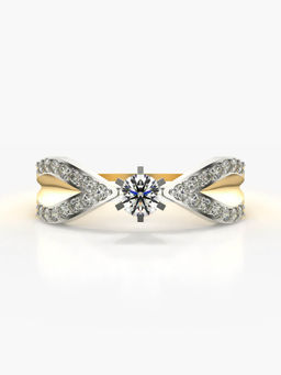 Valanova - Hallmarked 18K Gold Certified Lab Grown Diamond Ring