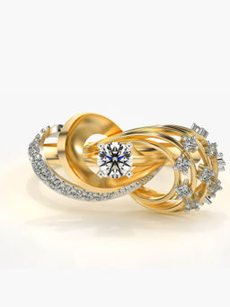 Valanova - Hallmarked 14K Gold Certified Lab Grown Diamond Ring