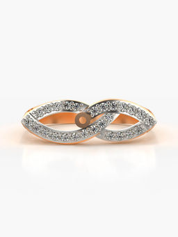 Valanova - Hallmarked 14K Rose Gold Certified Lab Grown Diamond Ring