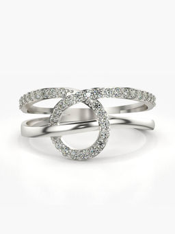 Valanova - Hallmarked 14K White Gold Certified Lab Grown Diamond Ring