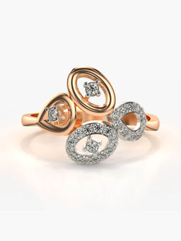 Valanova - Hallmarked 14K Rose Gold Certified Lab Grown Diamond Ring