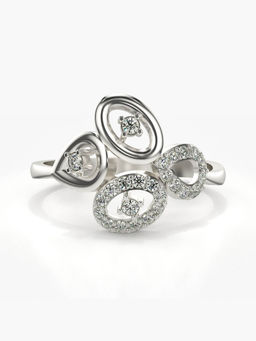 Valanova - Hallmarked 14K White Gold Certified Lab Grown Diamond Ring