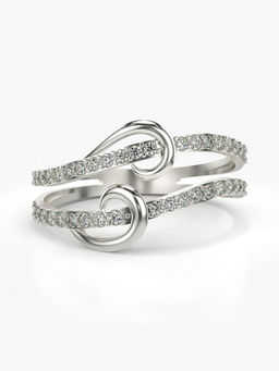 Valanova - Hallmarked 14K White Gold Certified Lab Grown Diamond Ring