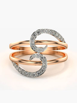Valanova - Hallmarked 14K Rose Gold Certified Lab Grown Diamond Ring
