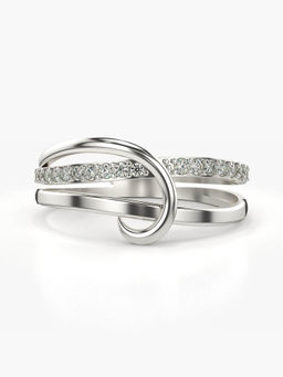 Valanova - Hallmarked 14K White Gold Certified Lab Grown Diamond Ring