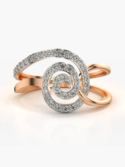Valanova - Hallmarked 14K Rose Gold Certified Lab Grown Diamond Ring