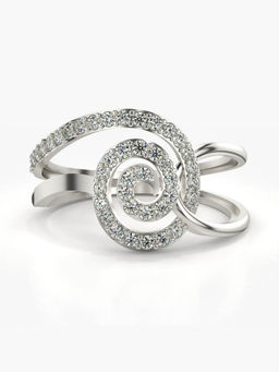 Valanova - Hallmarked 14K White Gold Certified Lab Grown Diamond Ring