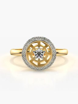 Valanova - Hallmarked 14K Gold Certified Lab Grown Diamond Ring