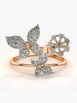 Valanova - Hallmarked 14K Rose Gold Certified Lab Grown Diamond Ring