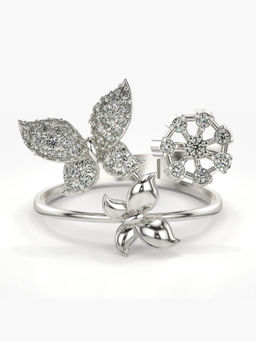 Valanova - Hallmarked 14K White Gold Certified Lab Grown Diamond Ring