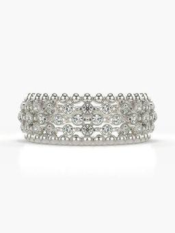 Valanova - Hallmarked 14K White Gold Certified Lab Grown Diamond Ring