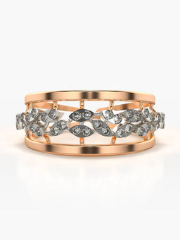 Valanova - Hallmarked 14K Rose Gold Certified Lab Grown Diamond Ring