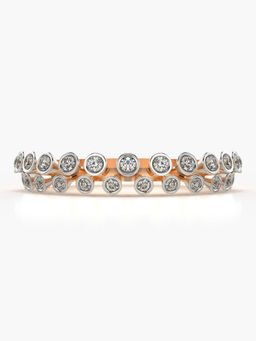 Valanova - Hallmarked 14K Rose Gold Certified Lab Grown Diamond Ring