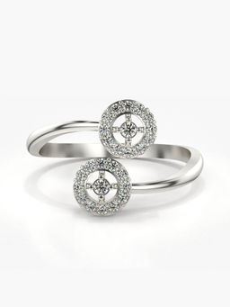 Valanova - Hallmarked 14K White Gold Certified Lab Grown Diamond Ring