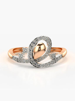 Valanova - Hallmarked 14K Rose Gold Certified Lab Grown Diamond Ring