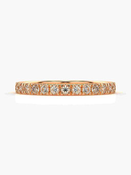 Valanova - Hallmarked 18K Rose Gold Certified Lab Grown Diamond Ring