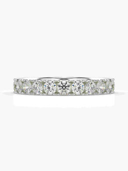 Valanova - Hallmarked 14K White Gold Certified Lab Grown Diamond Ring 1.09Cts