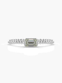 Valanova - Hallmarked 14K White Gold Certified Lab Grown Diamond Ring