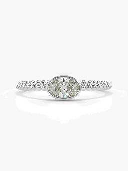 Valanova - Hallmarked 18K White Gold Certified Lab Grown Diamond Ring