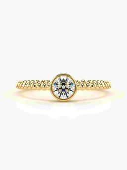 Valanova - Hallmarked 18K Gold Certified Lab Grown Diamond Ring