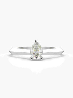 Valanova - Hallmarked 18K White Gold Certified Lab Grown Diamond Ring