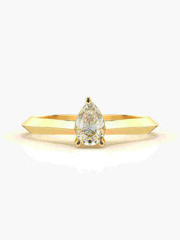 Valanova - Hallmarked 14K Gold Certified Lab Grown Diamond Ring