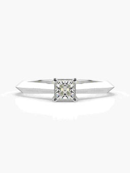 Valanova - Hallmarked 14K White Gold Certified Lab Grown Diamond Ring