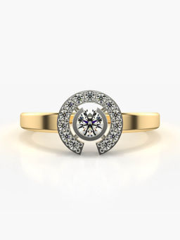 Valanova - Hallmarked 14K Gold Certified Lab Grown Diamond Ring