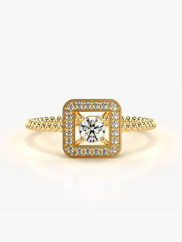 Valanova - Hallmarked 18K Gold Certified Lab Grown Diamond Ring
